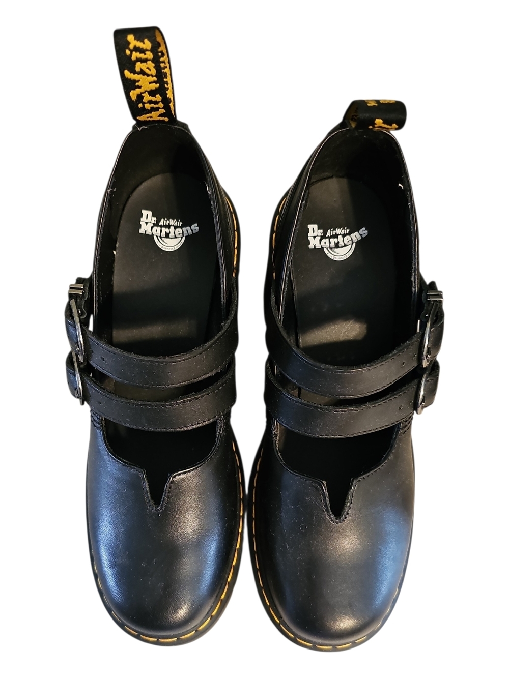 EUC Dr. Martens Eviee, Double-Buckle Chunky-Heel Mary Janes, US 9, EU 41 - Picture 2 of 9